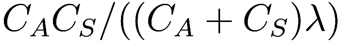 C_AC_S / ((C_A + C_S) \lambda)