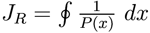 J_R = \oint \frac 1{P(x)}\ dx